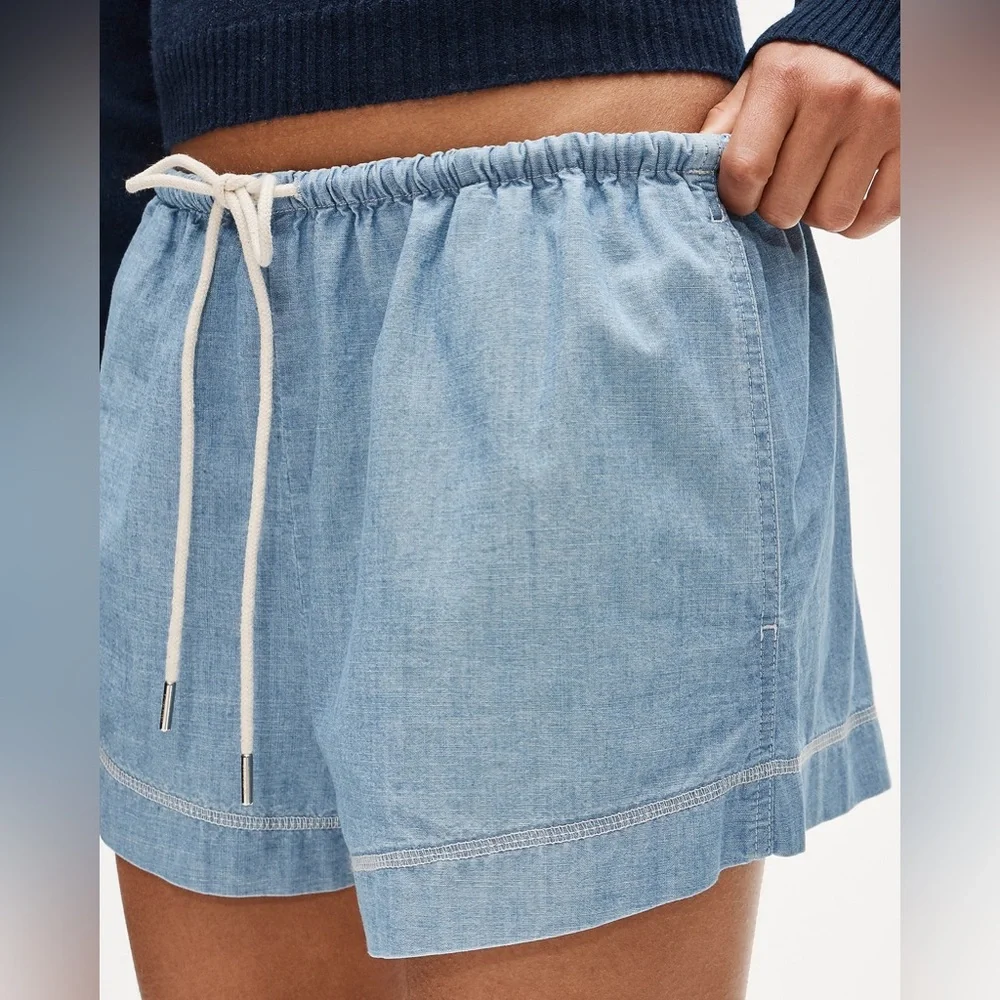 NWT J.Crew Cruise Short in Chambray